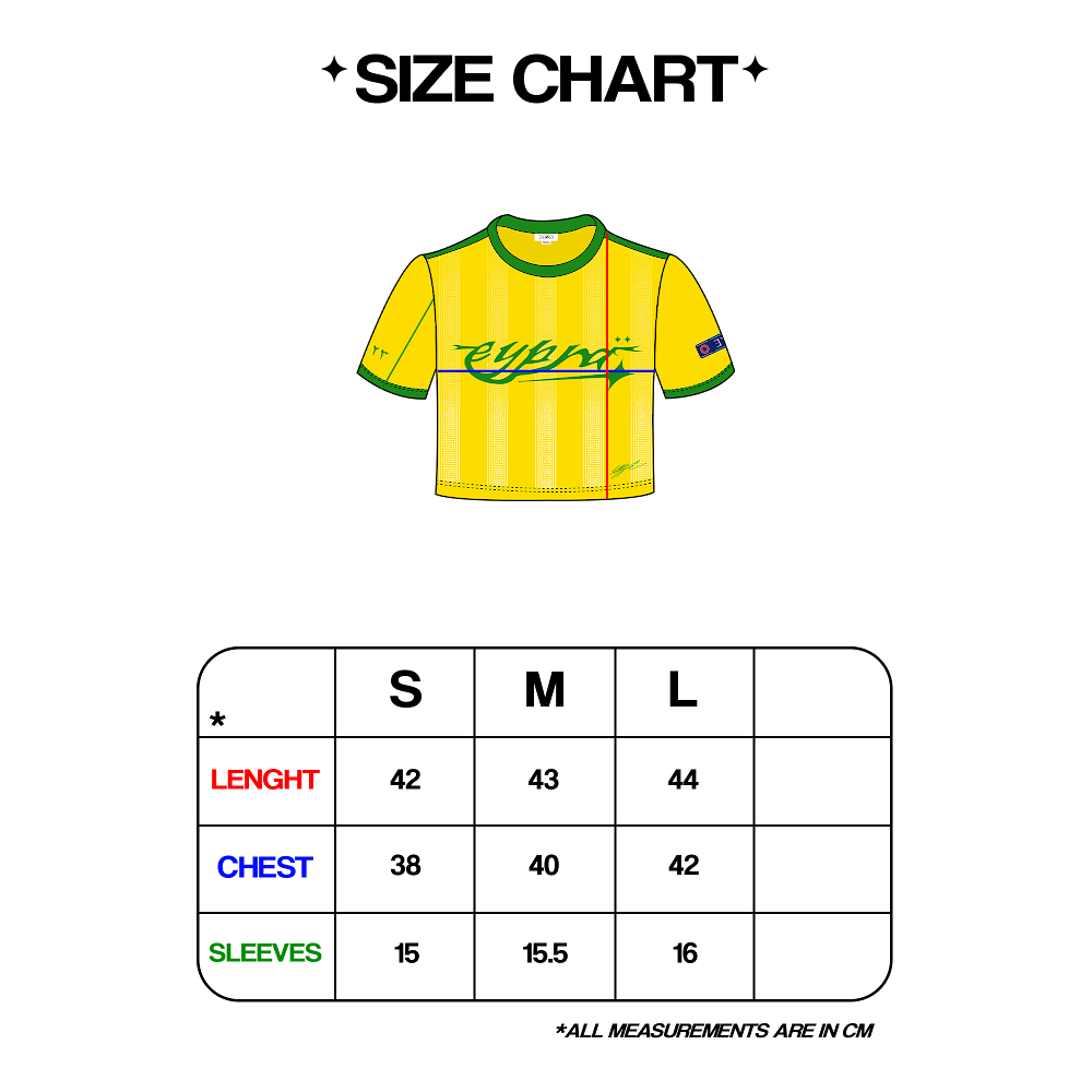 Crop Top Jersey - Brazil