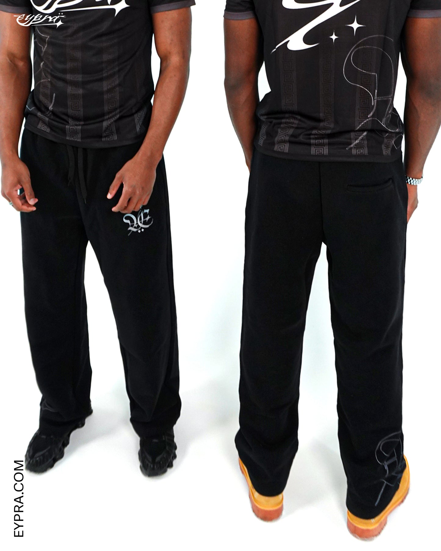 Black Two Faces Jogger