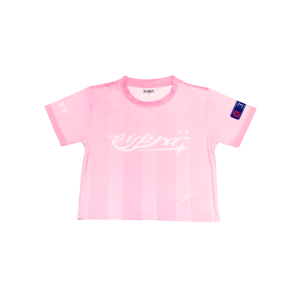 Crop Top Jersey - Pink