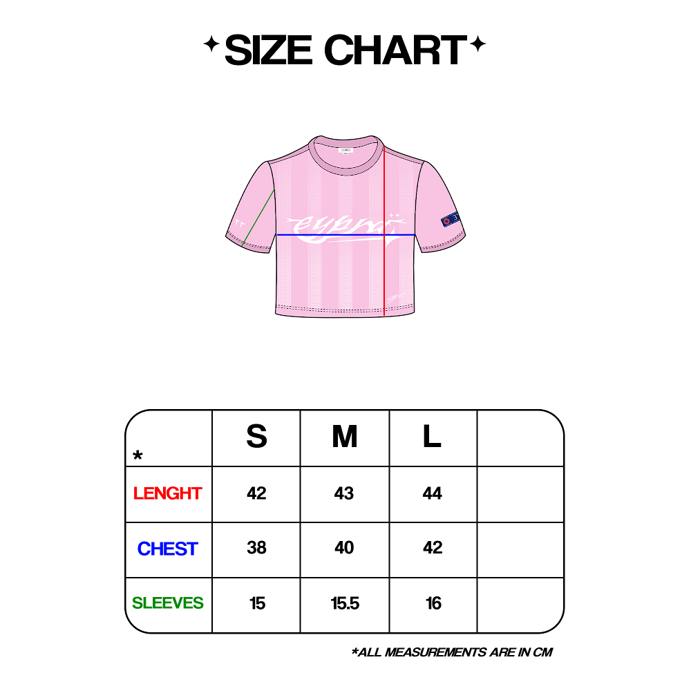 Crop Top Jersey - Pink