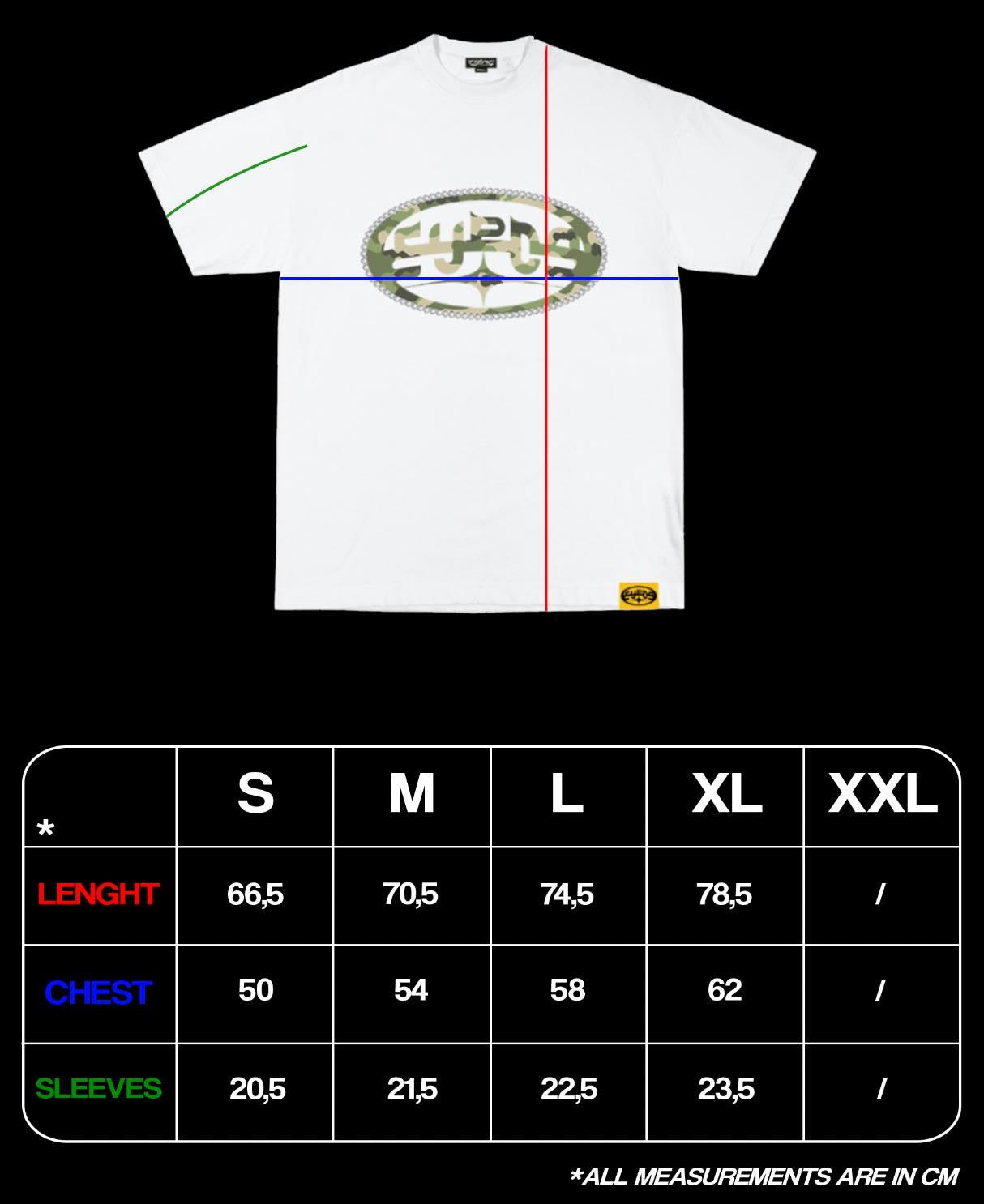 White Camo Tee